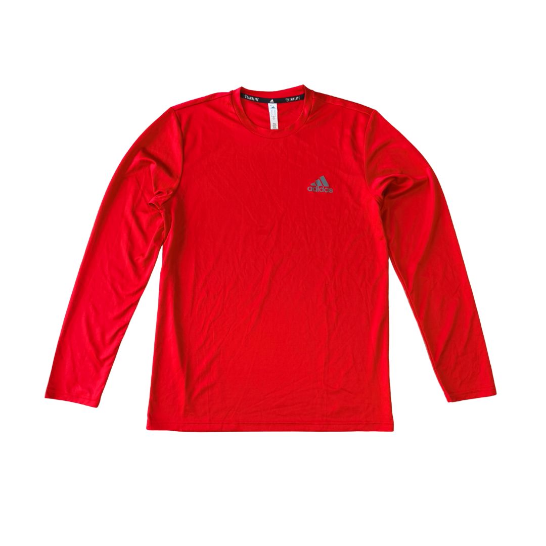 Polera Adidas Hombre Deportiva Manga Larga Talla M